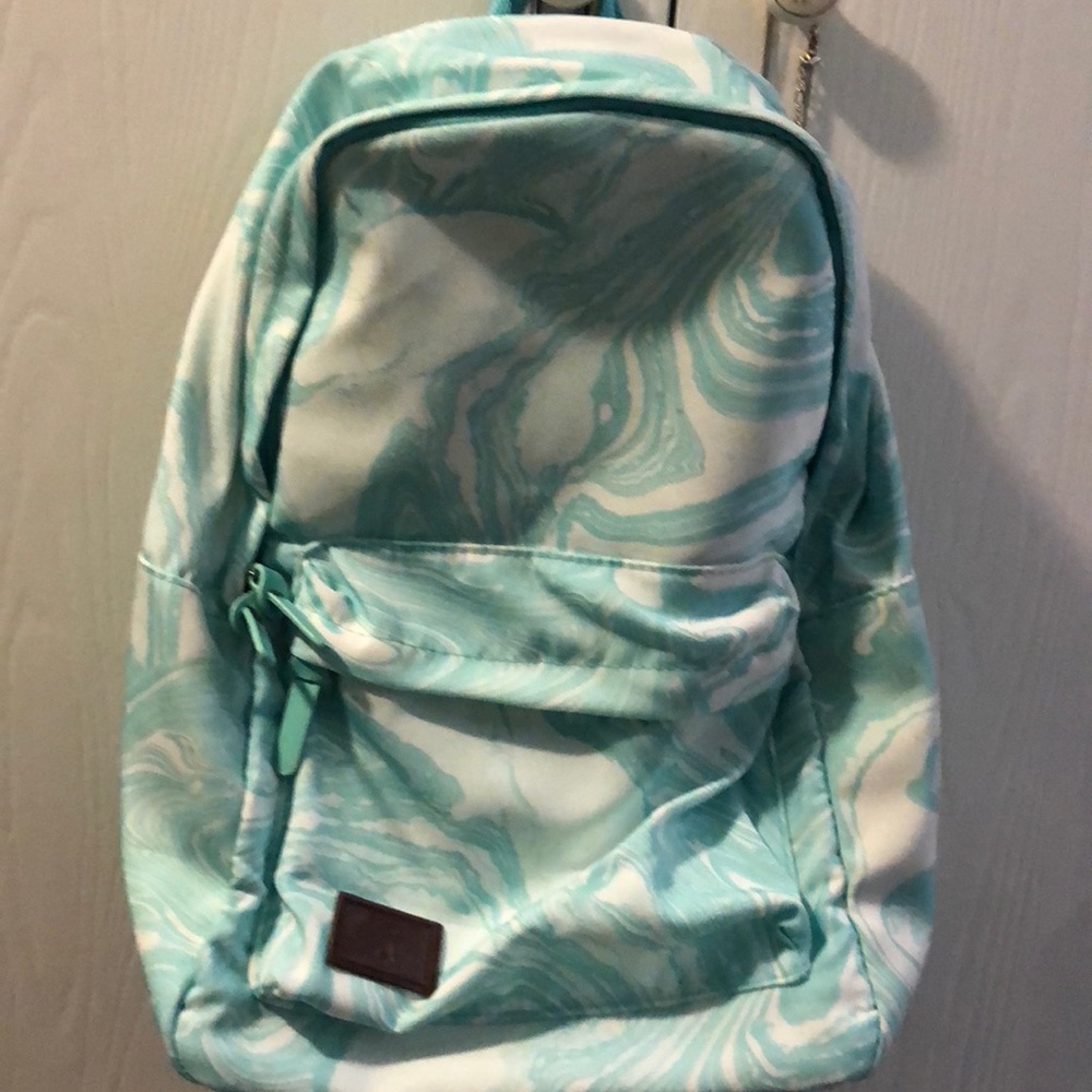 Super cute watercolor looking laptop backpack